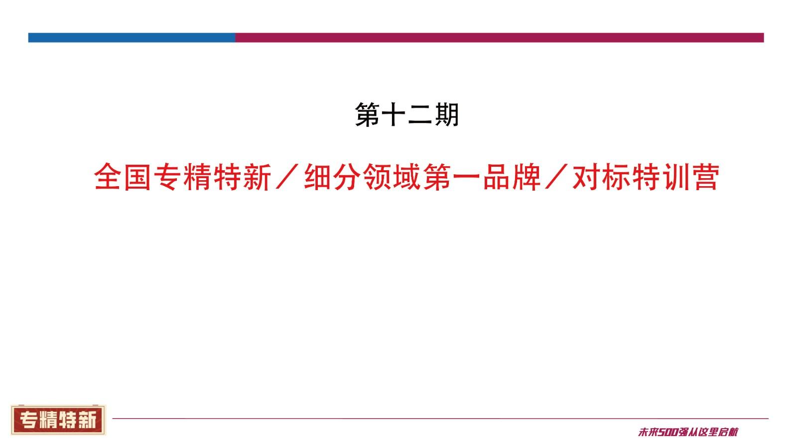 万力：专精特新 创新型中小企业转型升级新未来 